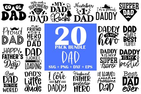 Download Dad Bundle Fathers Day Cameo