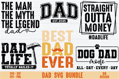 Download Dad Bundle Fathers Day Creativefabrica