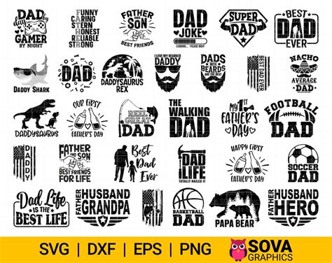 Download Dad Bundle Fathers Day Creativefabrica DXF Files