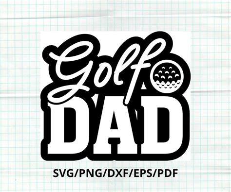 Master the Swing with Dad: Unleash Your Golf Passion with Exclusive Dad Golf SVGs!