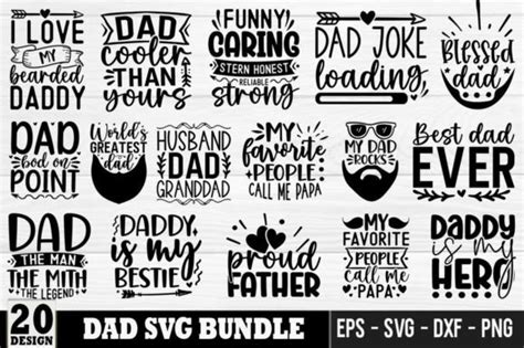 Download Dad Quotes SVG Bundle, Fathers Day Svg Files