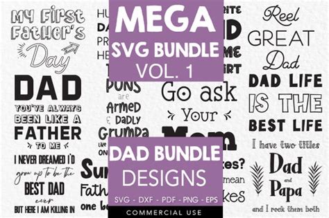 Download Dad Shirt Bundle Commercial Use DXF Files