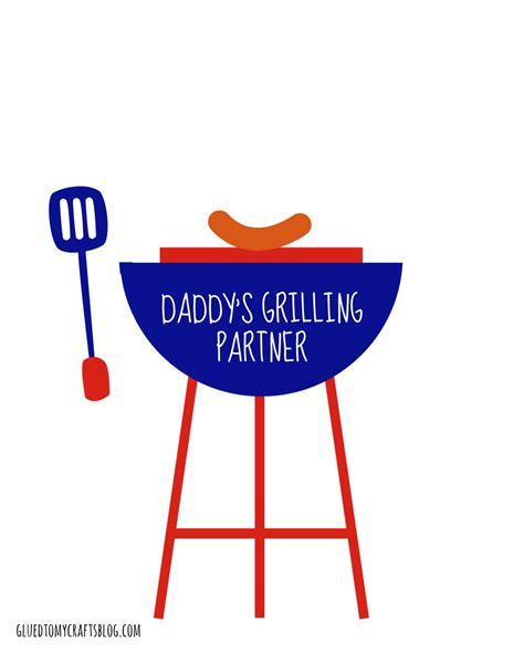 Daddy's Grilling Partner Printable