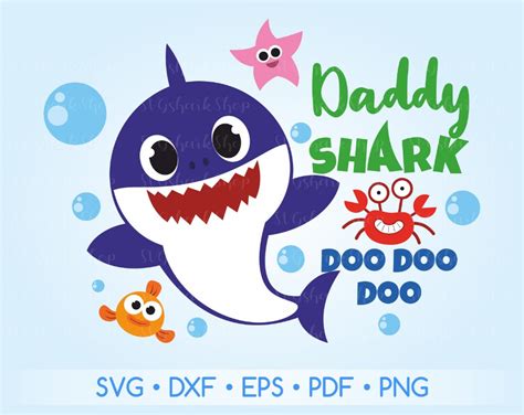 Daddy Shark Printable