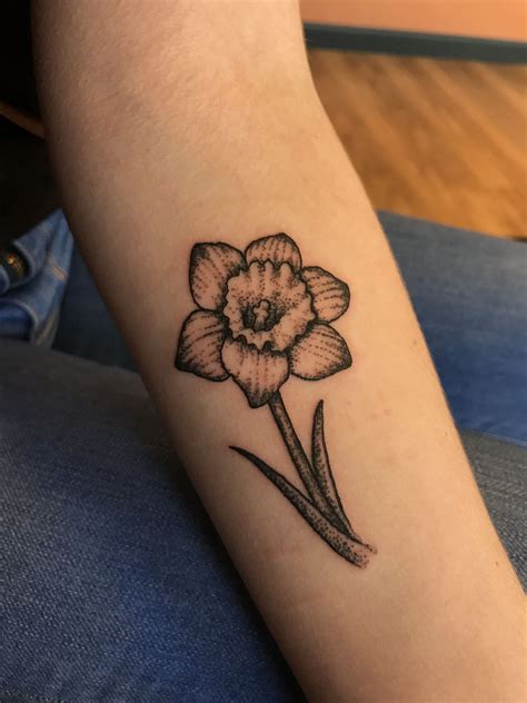 Daffodil Tattoos And MeaningsDaffodil Tattoo Designs And