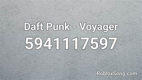 Daft Punk Roblox ID Codes - Roblox ID