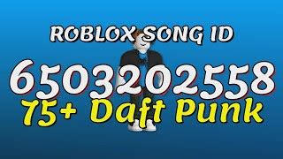 Daft Punk Songs - All Roblox IDs - Roblox music codes