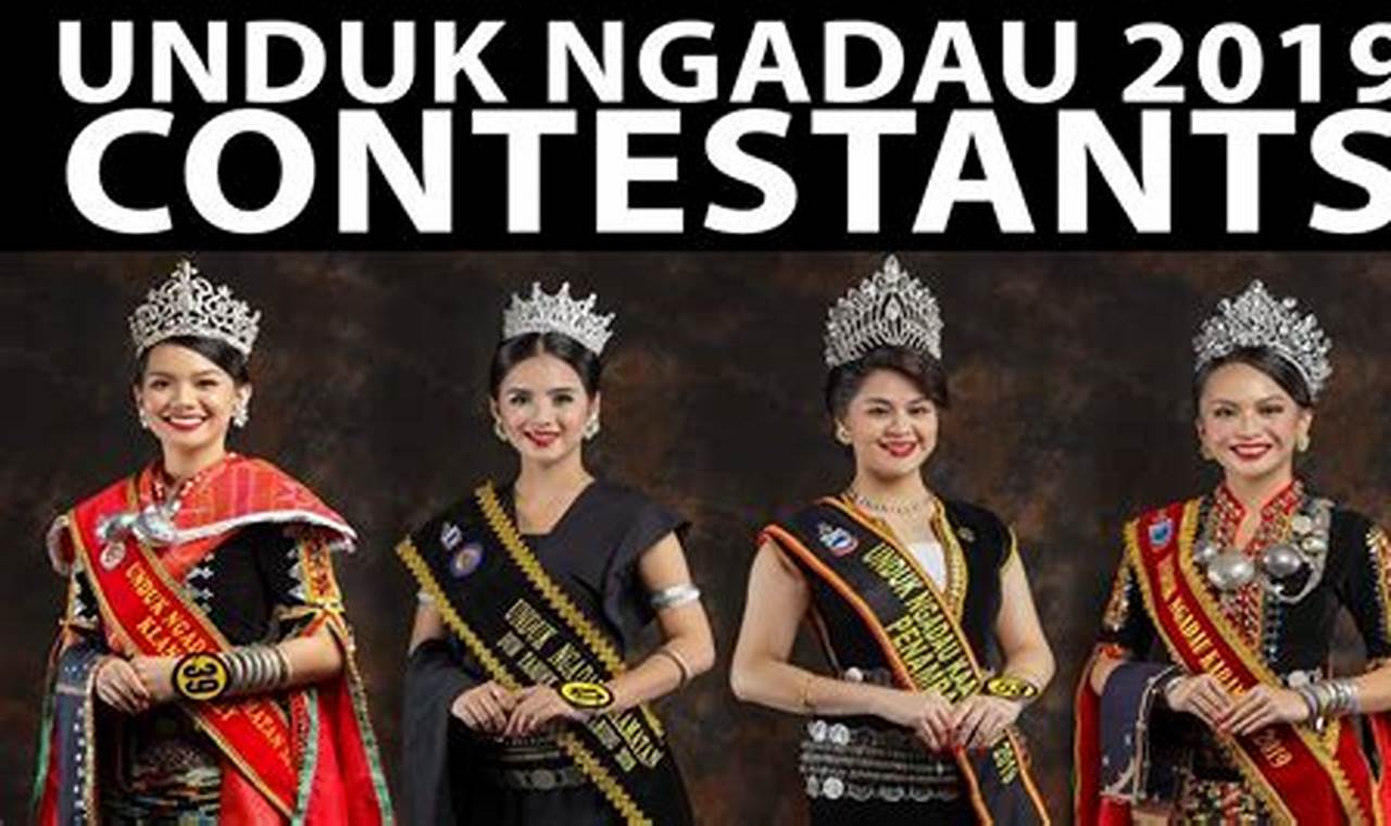 Daftar Nama Pemenang Kontes Unduk Ngadau