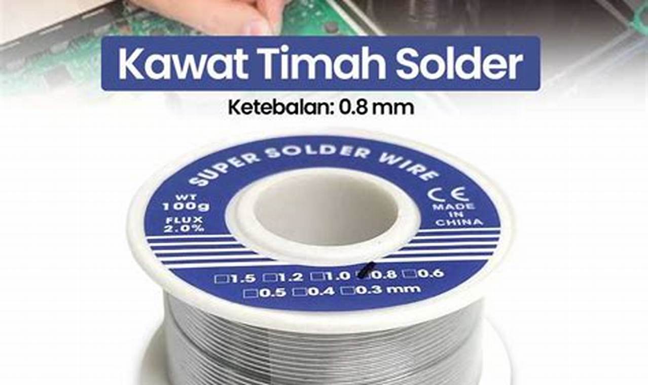 Daftar pabrik timah solder