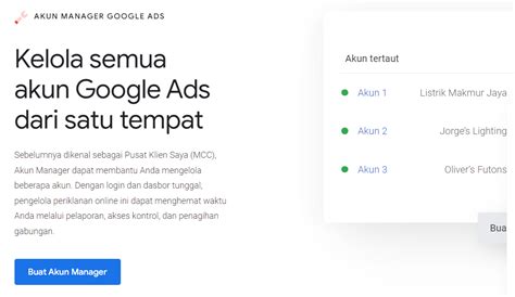 Daftar Akun Google Ads