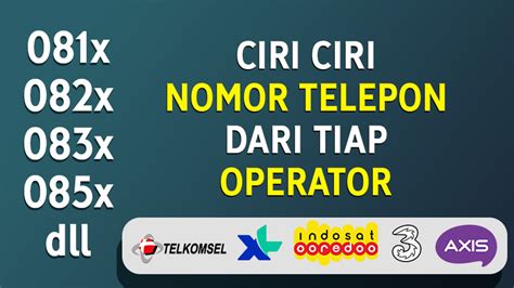 Daftar kode dari operator telepon