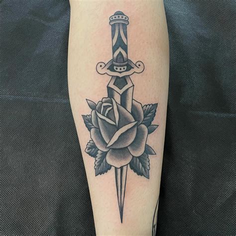 Dagger And Rose Tattoo Meaning