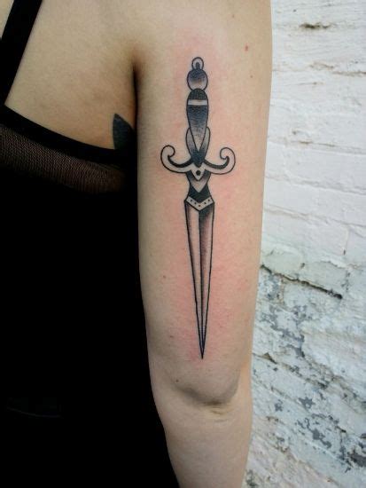 Sharp Dagger tattoo ideas with their meanings Body