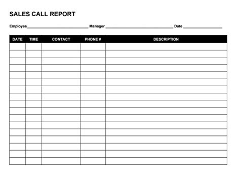 Free Daily Sales Report Forms & Templates Smartsheet