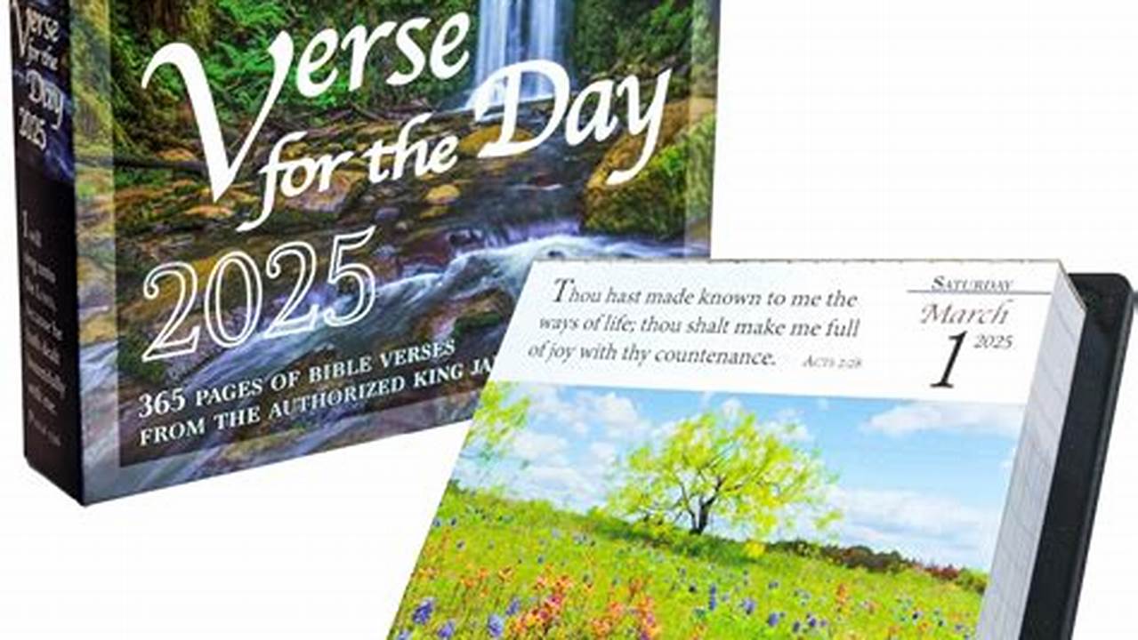 Daily Scripture Desk Calendar 2025