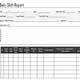 Daily Shift Report Template Excel