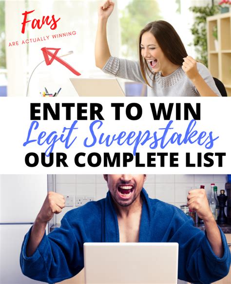 Sweepstakes Enter to Win Daily See Legitimate Sweeps Live Now