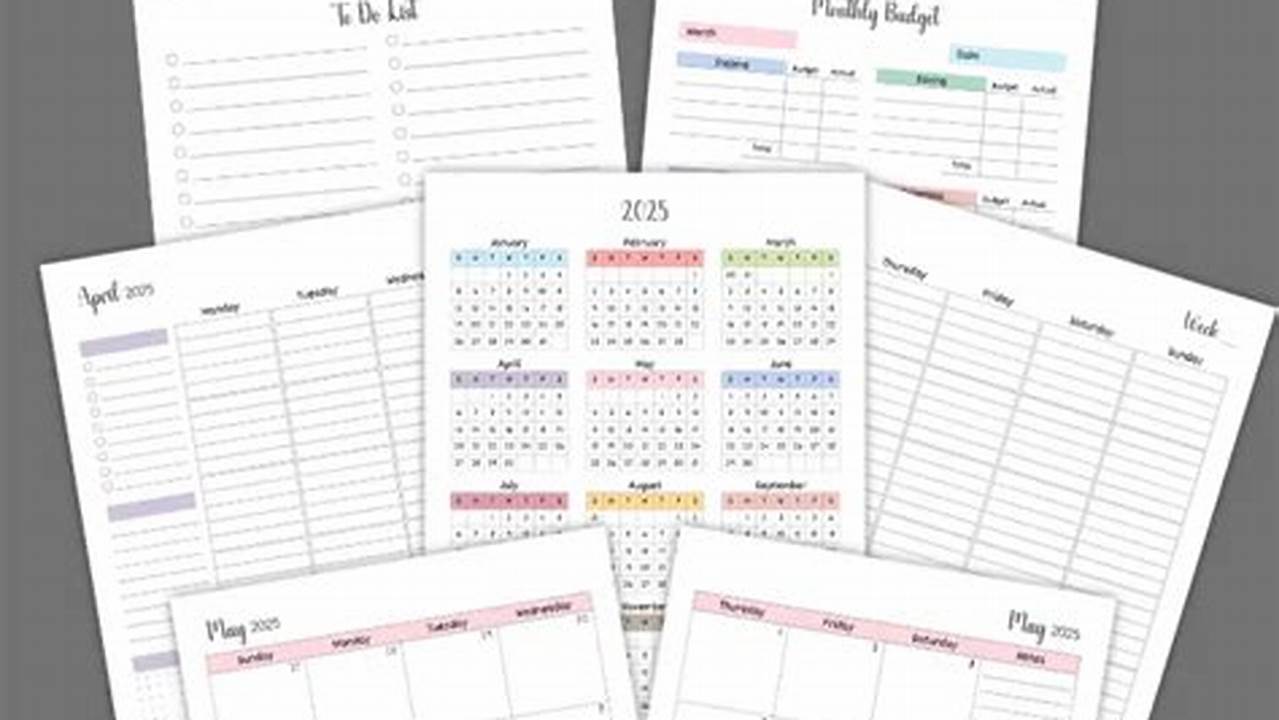 Daily Weekly Planner 2025