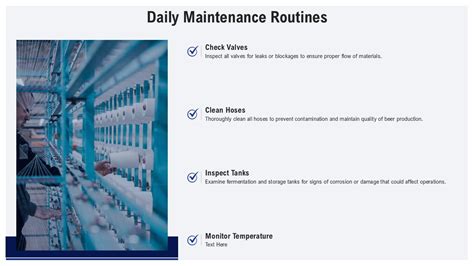 Daily Maintenance Routines