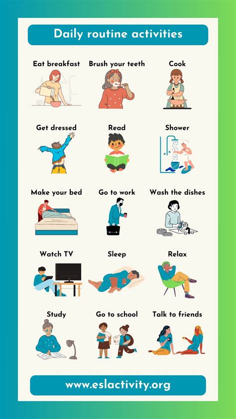 Daily Routines Warm Up Activities