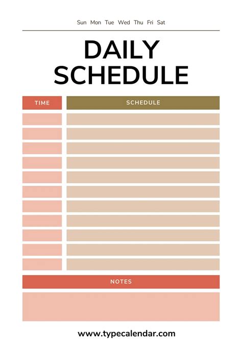 Daily Schedule India