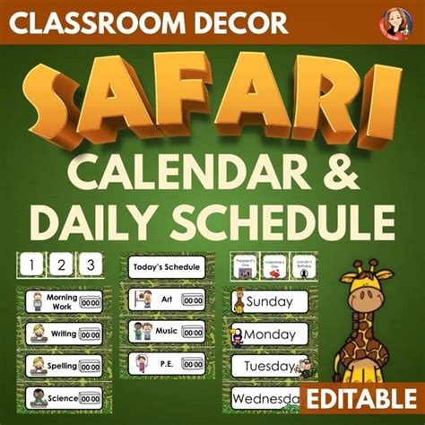 Daily activities safari