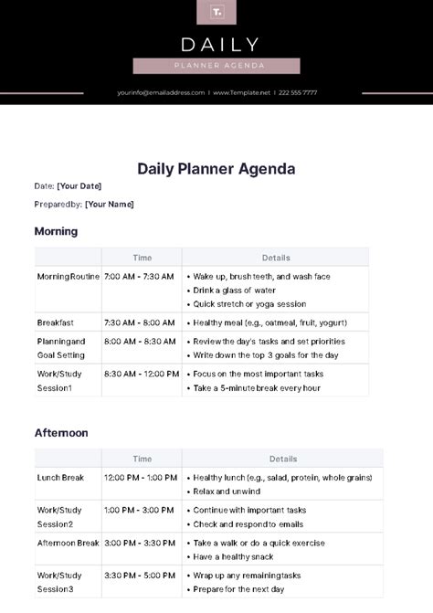Daily Planner
