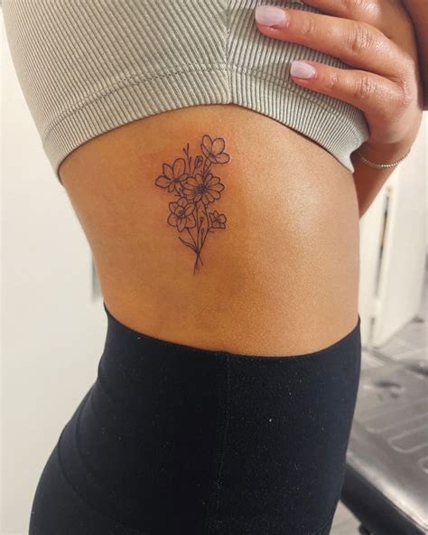 Dainty Flower Tattoos