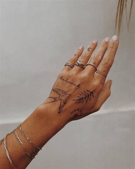 Dainty Hand Tattoo Ideas