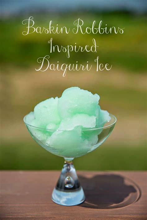 Daiquiri Ice Recipe