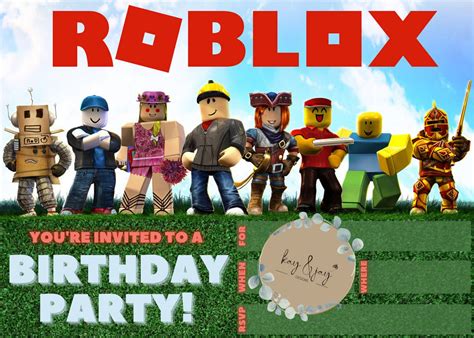 Daisy Celebrates: Roblox Birthday Party Printable Files