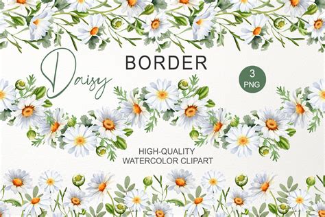 Download Daisy Flower Border Creativefabrica DXF Files