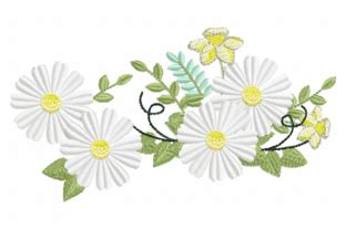 Download Daisy Flower Border for Cricut Machine
