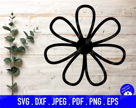 Download Daisy Flower Cut Files DXF Files