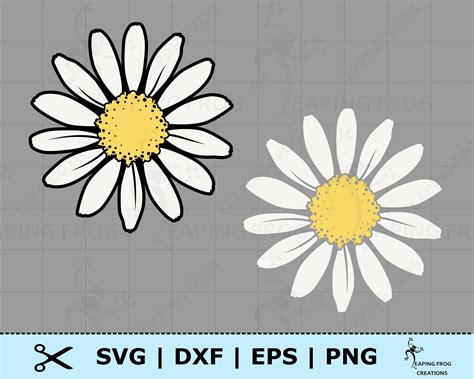 Download Daisy Flower Cut Files For Silhouette