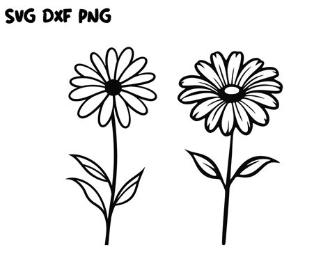 Unleash Your Creative Flair with Our Charming Daisy SVG Cut File! Perfect for DIY Crafting and Personalizing Projects.