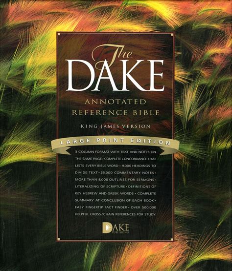 Dake Annotated Reference Bible Kjv-Large Print Pdf