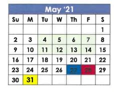 Spring Creek ISD School Calendar