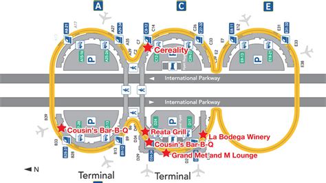 Dallas Fort Worth airport map Airport map, Airport, Airport guide