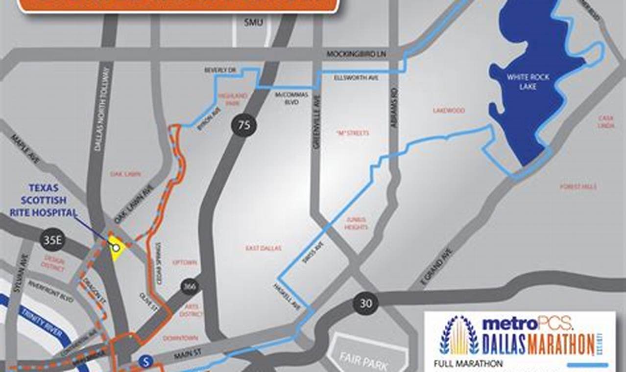 Dallas Marathon Course 2024