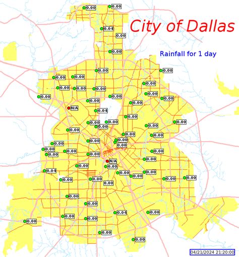 Dallas Flood Map image