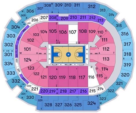 Dallas Mavericks Stadium Seating Chart
