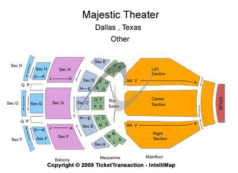 Dallas Theater Center Seating