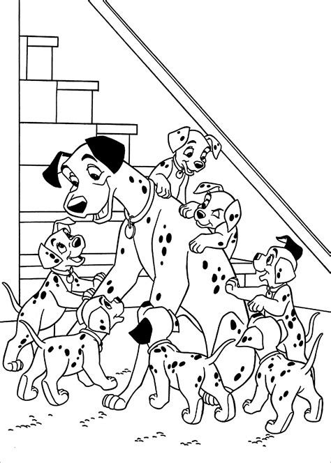 Dalmatian Coloring Pages