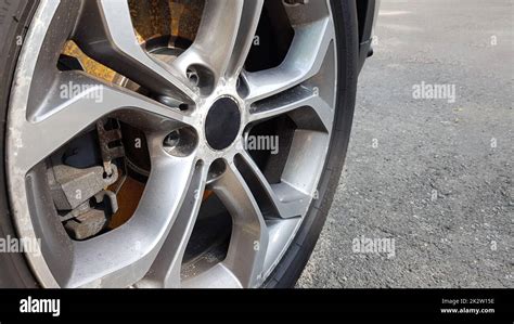 Damaged Alloy Wheel Close Up