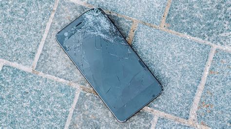 Damaged Smartphone Screen