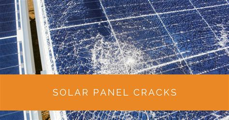 Damaged Solar Panel Showing Cracks