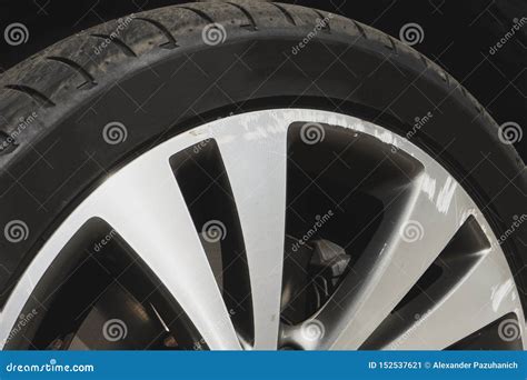 Damaged Wheel Closeup