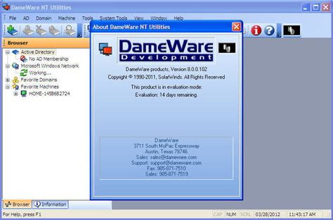 Dameware: Features and utilities