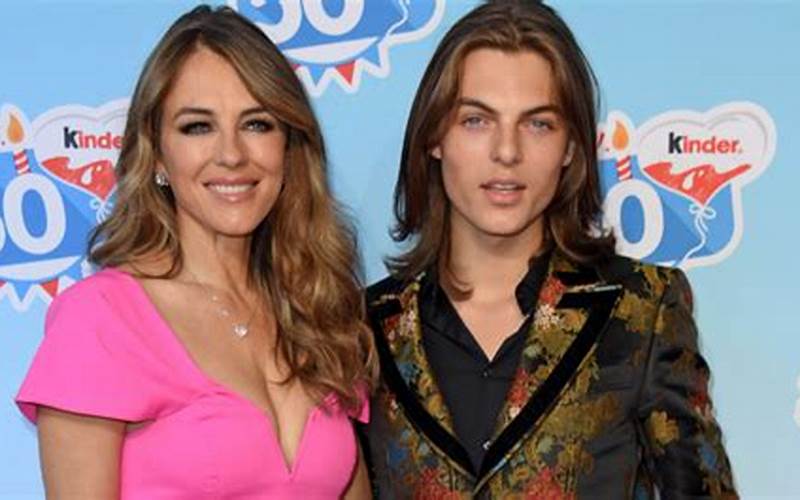 Damian Hurley With Mother